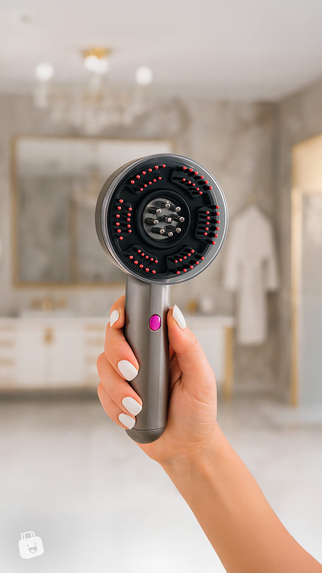 Masajeador Capilar Electrico Inalambrico